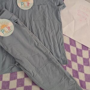 Posh Peanut Light Blue Kids' Outfit